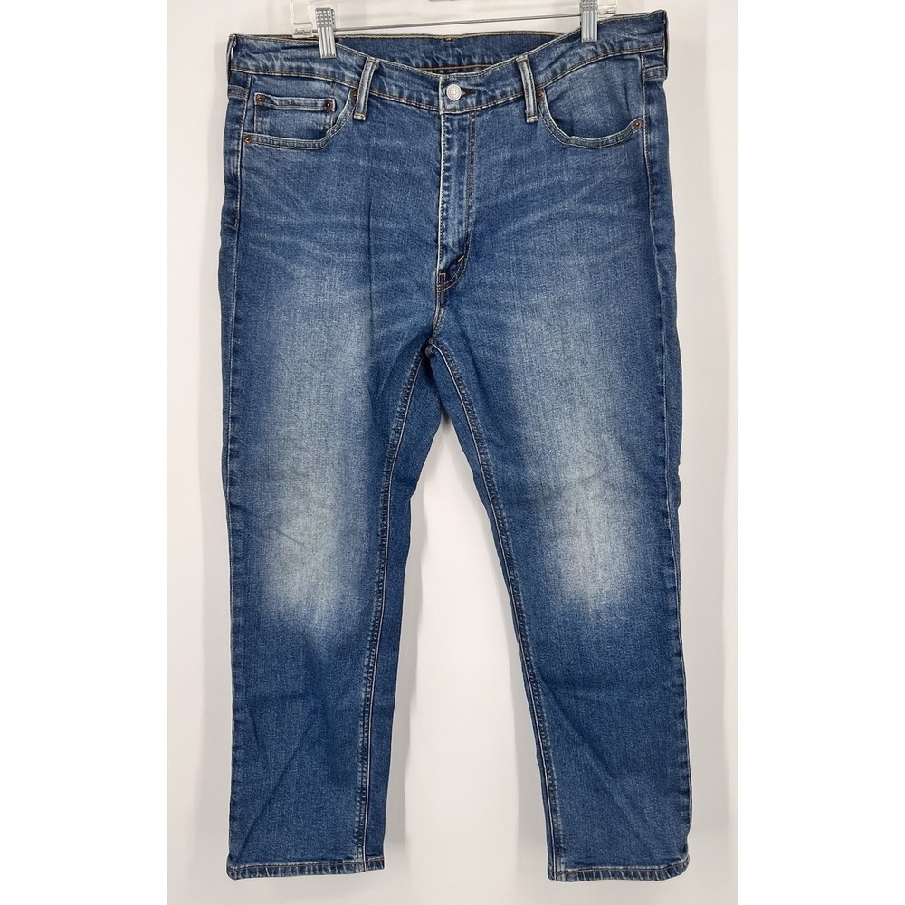 Levi's 541 Jeans Mens Size 38x30 Athletic Taper Fit Medium Wash Blue Denim